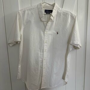Ralph Lauren Men's Cream Button Down Shirt - XL